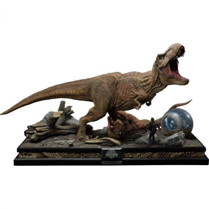 Tyrannosaurus Rex y Carnotaurus: Jurassic World: Fallen Kingdom (Film)  Edicion Deluxe Prime 1 Tooys :: Coleccionables e Infantiles