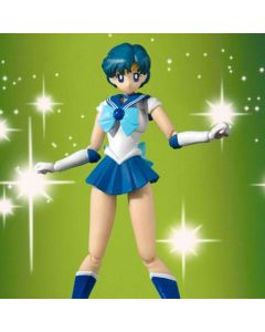 ¡De Bandai  llega la figura de acción S.H.Figuarts Pretty Guardian Sailor Moon Sailor Mercury Animation Color Edition!