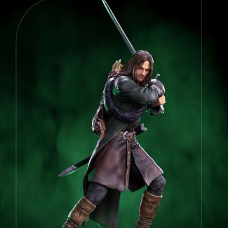 Iron Studios se enorgullece en anunciar la más reciente adición a la saga de fantasía épica de Lord of the Rings, llega el rey de gondor, Aragorn que se une a la línea BDS de estatuas a Escala de Arte 1/10 de Iron Studios.