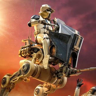¡Sideshow y Hot Toys están encantados de expandir su  línea de coleccionables de Star Wars hoy al presentar oficialmente el increíble ARF Trooper & 501st Legion AT-RT escala 1:6 Collectible Set inspirado en la serie animada Star Wars: The Clone Wars !