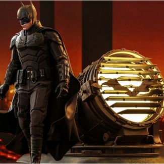 Batman Deluxe and Bat-Signal: The Batman 2022 Collectible Set por Hot Toys
