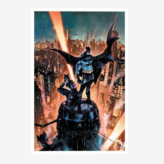 Sideshow presenta Batman & Catwoman Fine Art Print, una emocionante impresion artistica de DC Comics del artista Jorge Jiménez.