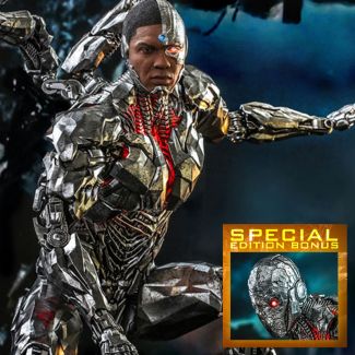 Hot Toys trae para ti la versión EXCLUSIVA de una de sus figuras coleccionables escala 1:6 más buscadas: Cyborg de la serie de colección Justice League de Zack Snyder.