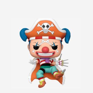 Funko pone a tu alcance este nuevo modelo exclusivo Pop Animation, directo del popular y longevo anime One Piece, llega el capitán de los Buggy Pirates, Buggy the Star Clown