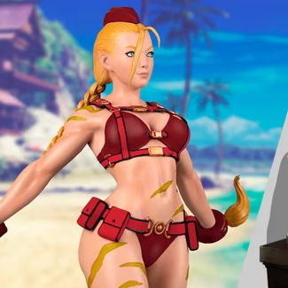Sideshow y Premium Collectibles Studio  presentan Cammy: Season Pass – Red Variant estatua escala 1:4, en una misión para unirse a su lista de coleccionables de Street Fighter  .
