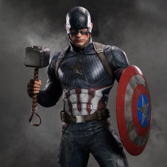 Captain America - Avengers Endgame Estatua Escala 1:2 por Queen Studios
