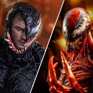 De  Venom: Let There Be Carnage , Sideshow y Hot Toys presentan la figura coleccionable de escala 1:6 de Carnage (versión deluxe), que captura el espíritu asesino y desquiciado que infunde miedo en tu colección de simbiontes.