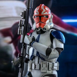 Clone Trooper 501st Battalion The Clone Wars de Star Wars Deluxe Hot Toys
