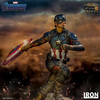 Capitán América Avengers Endgame Deluxe Escala 1:10 Iron Studios