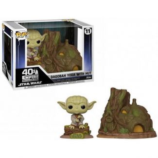 Dagobah Yoda with Hut de Star Wars por Funko Pop