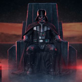 Iron Studios presenta su estatua Legacy Replica Escala 1/4 dedicada a Darth Vader en su trono, inspirado en la Serie de Disney Plus Star Wars Obi Wan Kenobi.