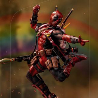 Sideshow y Iron Studios se enorgullecen de anunciar lo último de la línea Battle Diorama Series Art Scale 1:10: ¡ Deadpool Deluxe ! Basada en las referencias originales de X-Men de Marvel Comics
