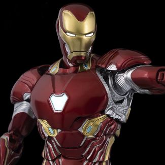 Sideshow, Threezero y Marvel Studios se complacen en presentar la figura coleccionable DLX Iron Man Mark 50 como la próxima figura de la serie Marvel DLX.