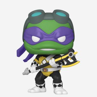Directo de unos de los mejores crossover TMNT x MMPR, Funko pone a tu alcance este modelo Exclusivo Pop Retro Toys de tu personaje favorito Donatello como Black Ranger. 