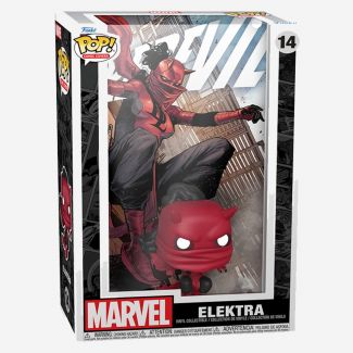 Ponemos a tu alcance gracias a Funko y nuestros amigos de Marvel Comics este increíble modelo Pop Comic Cover de Elektra con el diseño inspirado en la portada de Comic.
