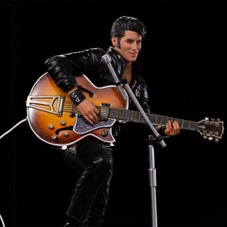 Iron Studios se enorgullece en anunciar su nueva adición ala escala 1/10, la figura "IRON Studios: Elvis Presley - Comeback Especial Deluxe Escala de Arte 1/10", replicando al legendario Rey del Rock & Roll en una de sus actuaciones más aclamadas, siendo 