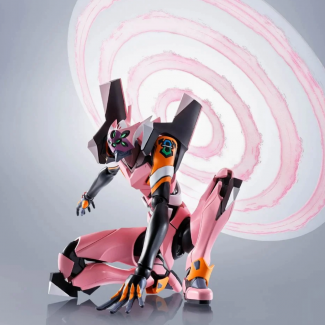 De las películas de anime Rebuild of Evangelion viene una versión Robot Spirits y Side Eva de EVA Kai Unit-08 Gamma.