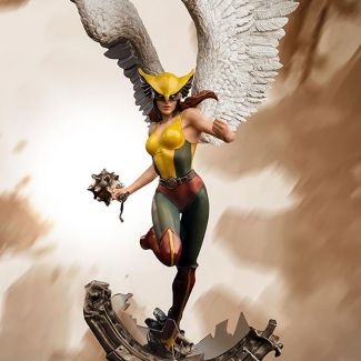 Hawkgirl Deluxe Escala 1:10 de DC Comics por Iron Studios