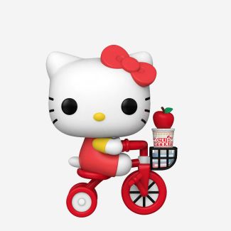 Funko pone a tu alcance esta nueva colección directo de Sanrio, llega este divertido y adorable Pop Sanrio: Hello Kitty x Nissin de Hello Kitty en bicicleta