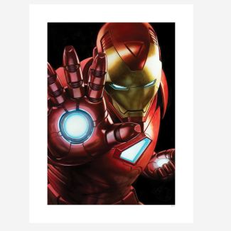 Sideshow Art Prints presenta Iron Man Fine Art Print, un intenso grabado de arte de Marvel del reconocido artista Adi Granov.