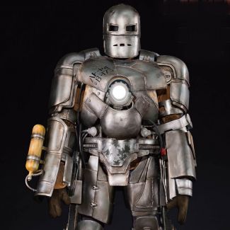 Beast Kingdom se enorgullece de anunciar el lanzamiento de lo ultimo en estatuas de tamaño real, Traída desde el MCU llega y se une a la linea Life Size la grandiosa e increíble armadura, Mark I de Iron Man, basada en el majestuoso y primer traje construi