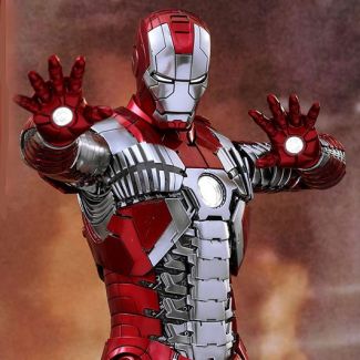 Iron Man Mark V: Iron Man 2 marvel por Hot Toys Escala 1:6