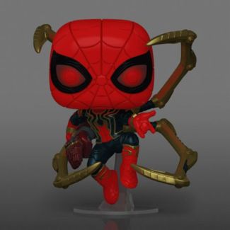 ¡Celebra a tus súper héroes y villanos favoritos con Pop! Iron Spider con el nano guantelete en modo matanza instantanea!