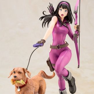 Kotobukiya se enorgullece en presentar a Kate Bishop como la nueva estatua escala 1/7 de la serie Bishoujo de Marvel Universe , inspirada en la serie Hawkeye ! La sucesora de Clint Barton.