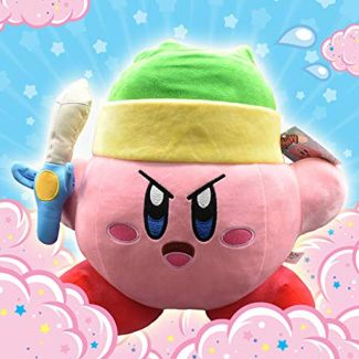 Just Toys trae para ti estos peluches de Kirby con licencia oficial de gran tamaño que incluyen Kirby Sword.