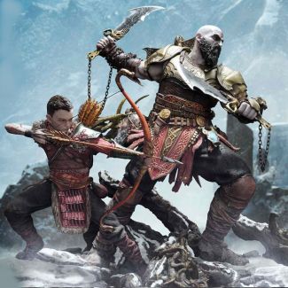 Prime 1 Studio se enorgullece de revelar otra adición asombrosa a la serie Ultimate Premium Masterline: ¡ Kratos y Atreus a escala 1: 4 en el conjunto de armadura Valkyrie (versión deluxe) de God of War !