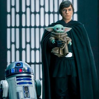 Iron Studios se enorgullece en presentar la nueva estatua de "IRON Studios: The Mandalorian - Luke Skywalker, R2-D2 y Grogu Legacy Escala 1/4"