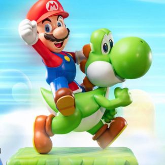 Sideshow y First 4 Figures presentan la esperada estatua de Super Mario - Mario y Yoshi. 