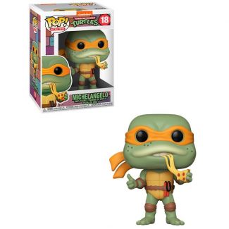 Michelangelo con Pizza: Tortugas Ninja Funko Pop!