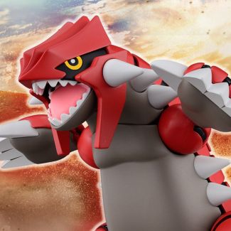 ¡De la popular franquicia Pokémon llega el Model Kit Groudon  de la serie Pokémon Select de Bandai!