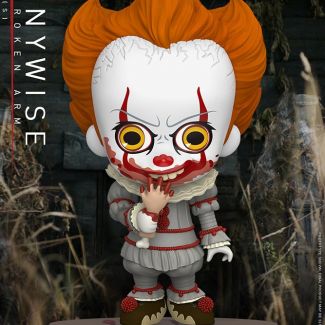 Pennywise with Broken Arm: Cosbaby Series - IT: Chapter Two By Hot Toys