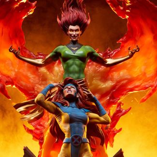 Sideshow presenta Phoenix y Jean Grey Maquette, un coleccionable dinámico de X-Men  que celebra una de las transformaciones más icónicas de Marvel Comics.