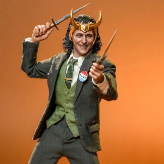 Sideshow y Hot Toys es muy emocionados de presentar oficialmente la muy esperada Presidente Loki figura coleccionable de Marvel Studios' Loki colección. 