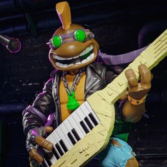 Por lo general, puede ser el más tranquilo de las Tortugas Ninja mutantes adolescentes, ¡pero a veces incluso Donatello tiene que dejar salir su lado más retorcido y convertirse en un músico punk rockero.