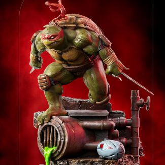 Iron Studios presentan lo último de la línea Art Scale 1:10: ¡ Raphael ! Basada en las referencias originales de Teenage Mutant Ninja Turtles , esta estatua de polipiedra está pintada a mano y es de edición limitada. 