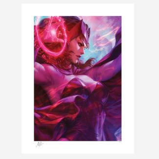 Sideshow presenta Scarlet Witch Fine Art Print, una encantadora impresión artística de Marvel del artista Stanley "Artgerm" Lau.