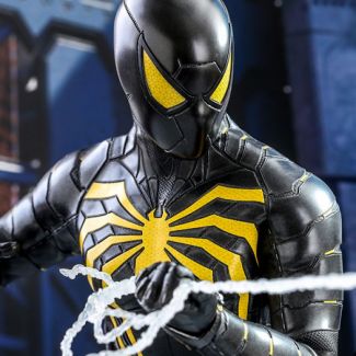 Inspirado en la creación original de Marvel's Spider-Man, el traje Anti-Ock favorito de los fanáticos ahora se está traduciendo a la figura coleccionable escala 1:6 Spider-Man (Anti-Ock Suit) de Hot Toys para expandir tu colección favorita de Spidey.