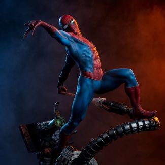 Sideshow presenta la figura de Spider-Man Premium Format ™, que se balancea en su red de coleccionables de Marvel.