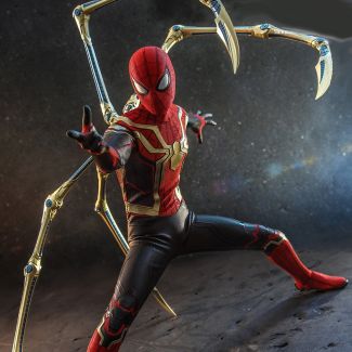Basado en la próxima película Spider-Man: No Way Home, Sideshow y Hot Toys presentan la figura coleccionable de la escala 1:6 de Spider-Man (traje integrado) para ampliar su increíble colección Spidey.