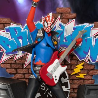 Para celebrar el lanzamiento de la última película, "Across The Spider-Verse", Beast Kingdom está lista para lanzar una figura rockera de Diorama Stage que derribará la casa con algunos dulces riffs de guitarra.