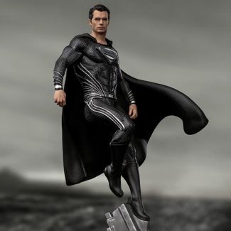 Iron Studios presenta con orgullo su Estatua de Superman "IRON Studios: DC Justice League Synder Cut - Superman Traje Negro Escala de Arte 1/10.