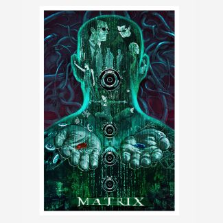 The Matrix - The Matrix Art Print del artista Richard Luong por Sideshow