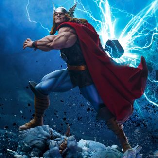 Sideshow presenta la figura Thor Premium Format, un magnífico coleccionable de Marvel que celebra al clásico Dios del Trueno.