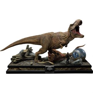 Prime 1 Studio está increíblemente emocionado de revelar al Rey de los Dinosaurios contra el más rápido de los grandes terápodos en la serie Legacy Museum Collection: ¡El Tyrannosaurus Rex y Carnotaurus a escala 1/15 de Jurassic World: Fallen Kingdom!