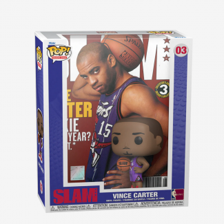 Funko trae hasta ti este nuevo modelo directo del concurso de clavadas de SLAM NBA llega, Vince Carter con Pop NBA Cover