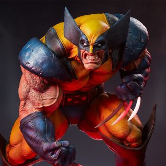 "Sideshow presenta la estatua de Wolverine: Berserker Rage " . Este bestial coleccionable de Marvel resalta la naturaleza feroz de este superhéroe.